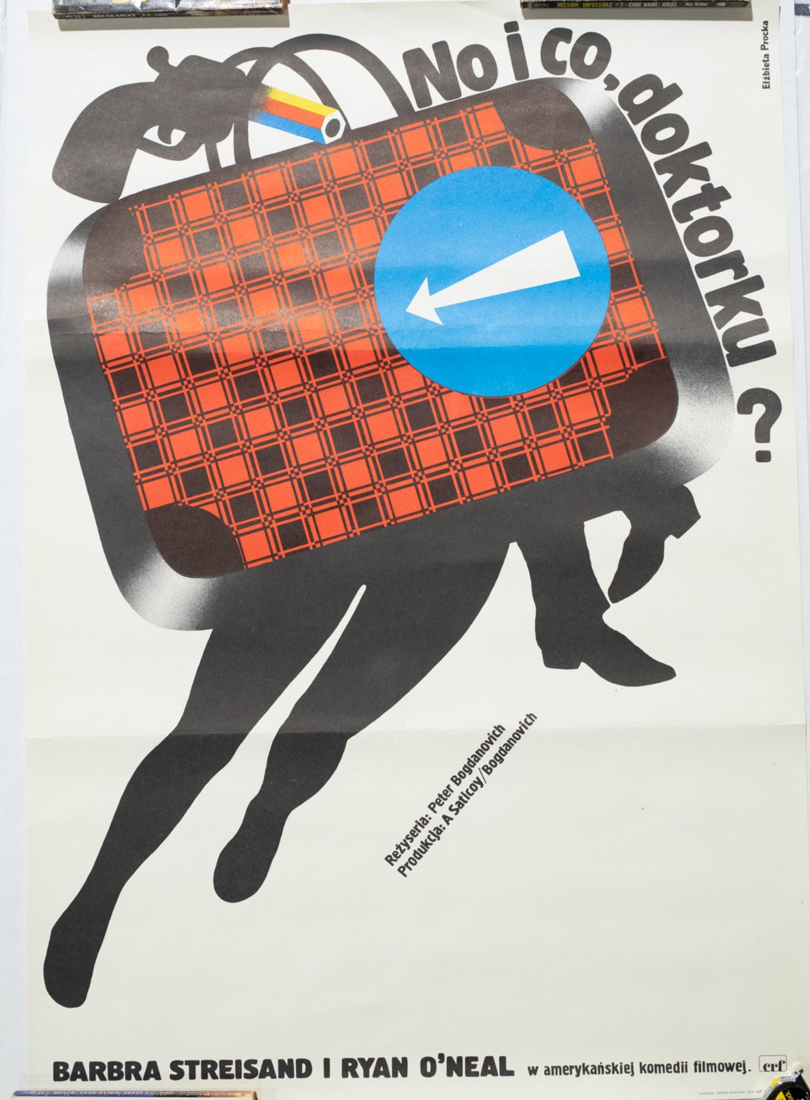 1973 What's Up, Doc? (No I Co, Doktorku?) Polish Movie Poster