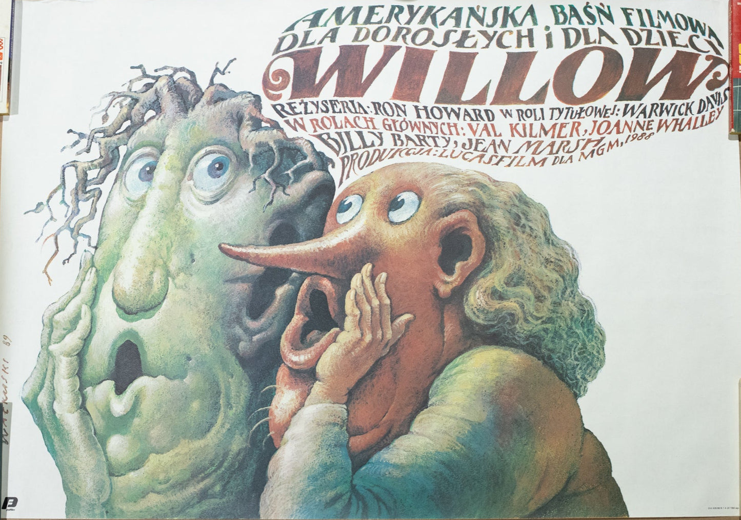 1989 Polish Willow Poster by Wiesław Wałkuski