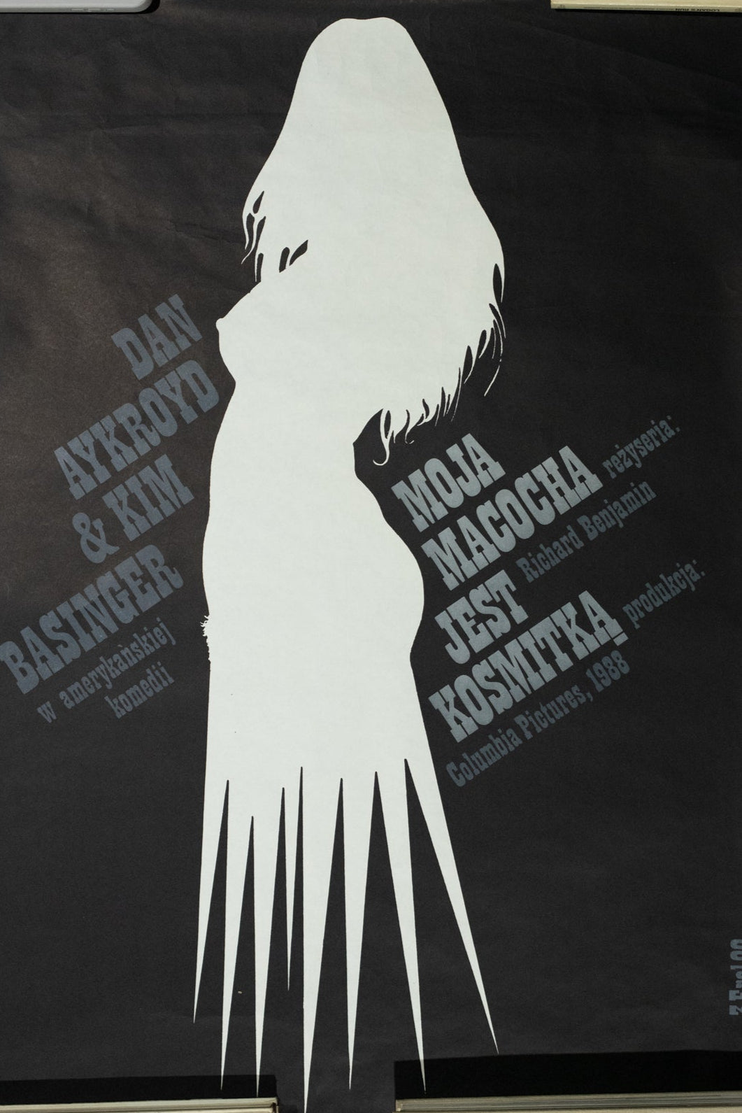 1990 Polish My Stepmother is an Alien (Moja macocha jest kosmitką) Poster by Jakub Erol