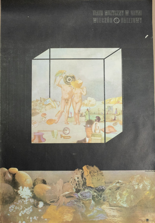 1976 Dali-inspired Polish Ballet Poster